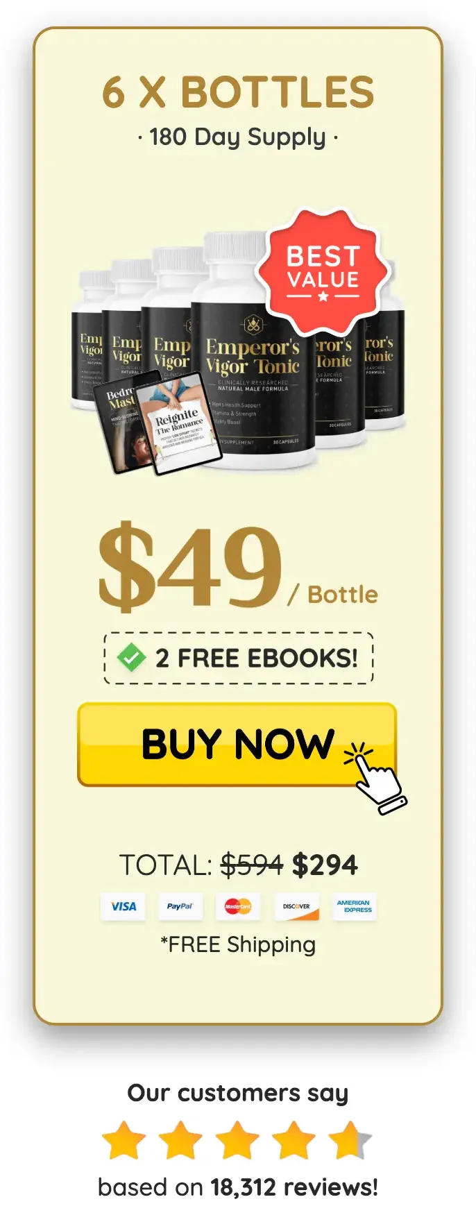Emperor's Vigor Tonic Buy 6 Bottles